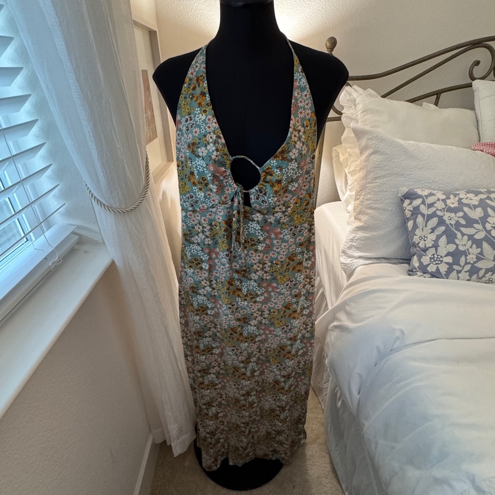 Inspired Hearts Floral Maxi Dress - Multicolor